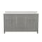 Flash Furniture Vega 60 Inch Double Vanity w/2 Sinks, 2 Storage Cabinets w/Soft Close Doors and 6 Drawers, Gray FS-BN-2-60-GY-GG - alternate 2